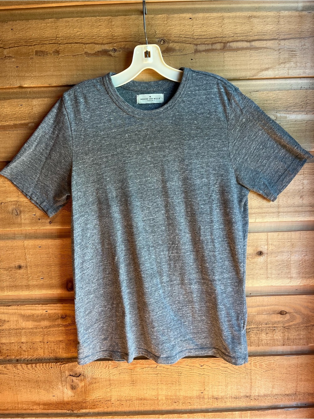 IMOGENE+WILLIE - Classic Knit Heather Grey Crew Neck Tee - Unisex